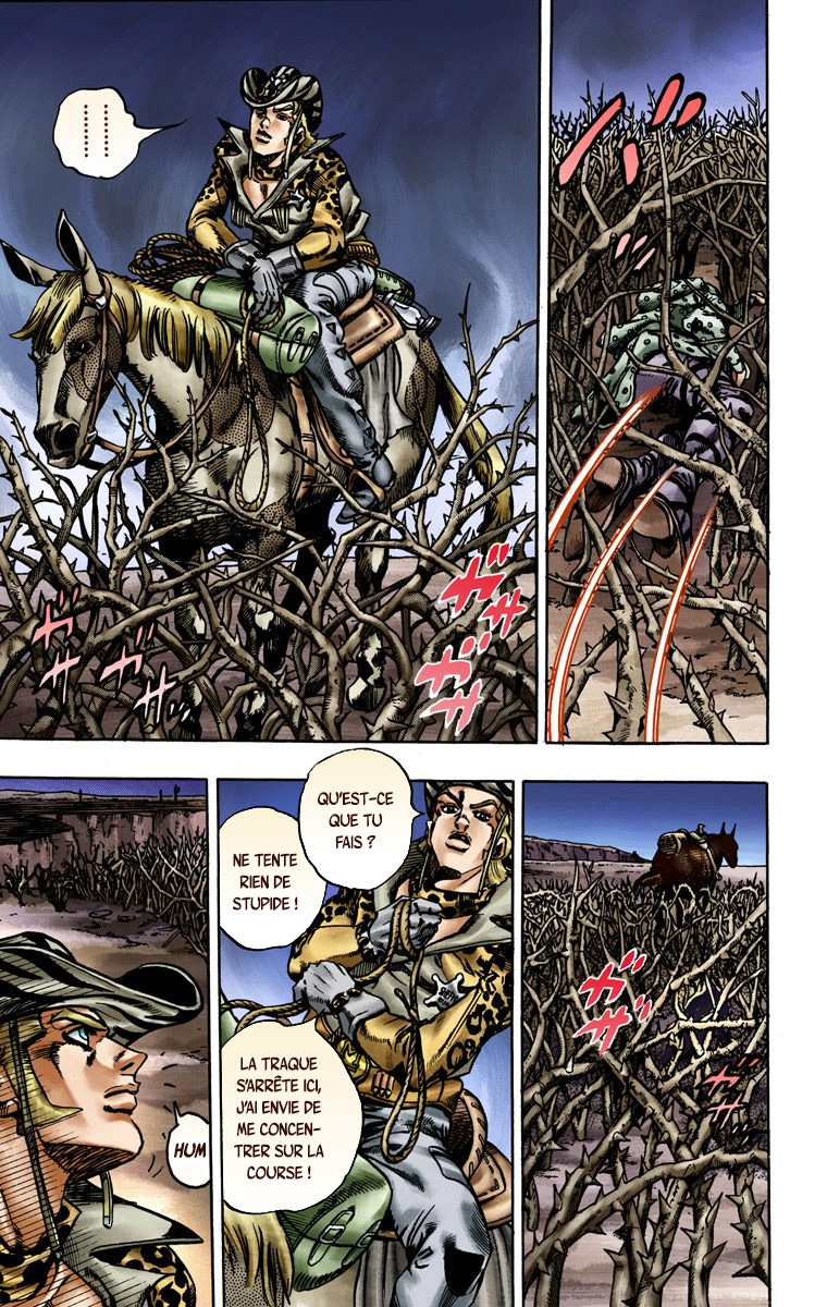 Read JoJo_s Bizarre Adventure Part 7 Steel Ball Run Official Colored FR Manga Online