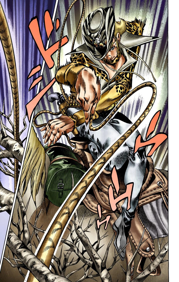 Read JoJo_s Bizarre Adventure Part 7 Steel Ball Run Official Colored FR Manga Online