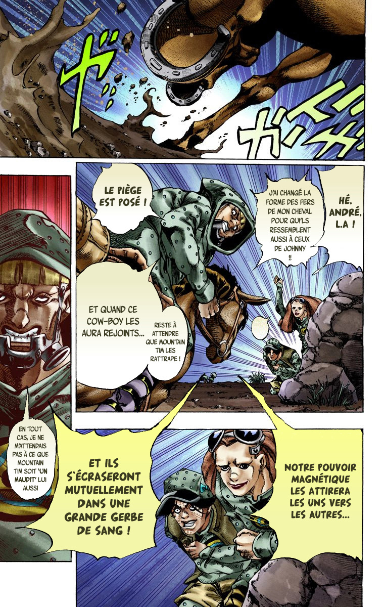Read JoJo_s Bizarre Adventure Part 7 Steel Ball Run Official Colored FR Manga Online