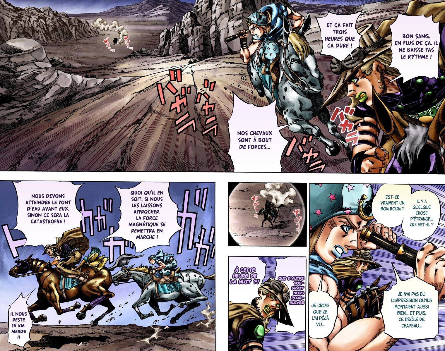 Read JoJo_s Bizarre Adventure Part 7 Steel Ball Run Official Colored FR Manga Online