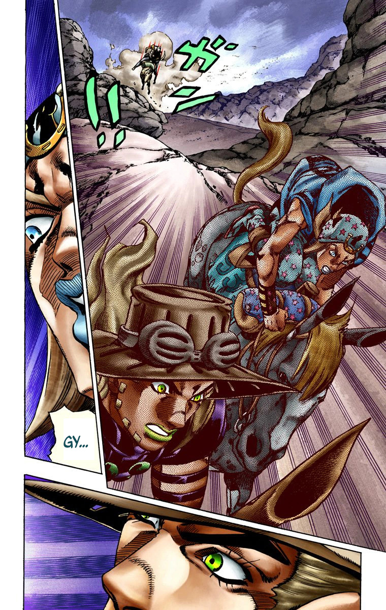 Read JoJo_s Bizarre Adventure Part 7 Steel Ball Run Official Colored FR Manga Online