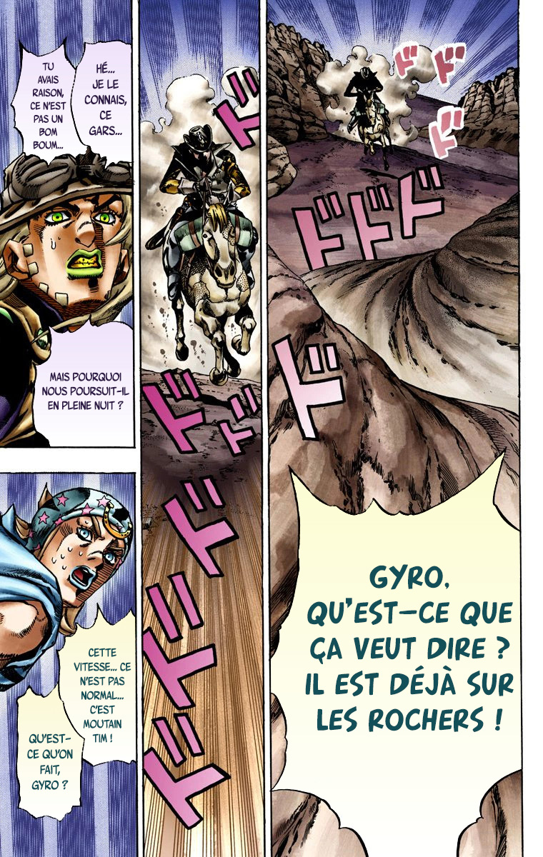 Read JoJo_s Bizarre Adventure Part 7 Steel Ball Run Official Colored FR Manga Online