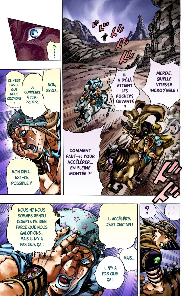 Read JoJo_s Bizarre Adventure Part 7 Steel Ball Run Official Colored FR Manga Online