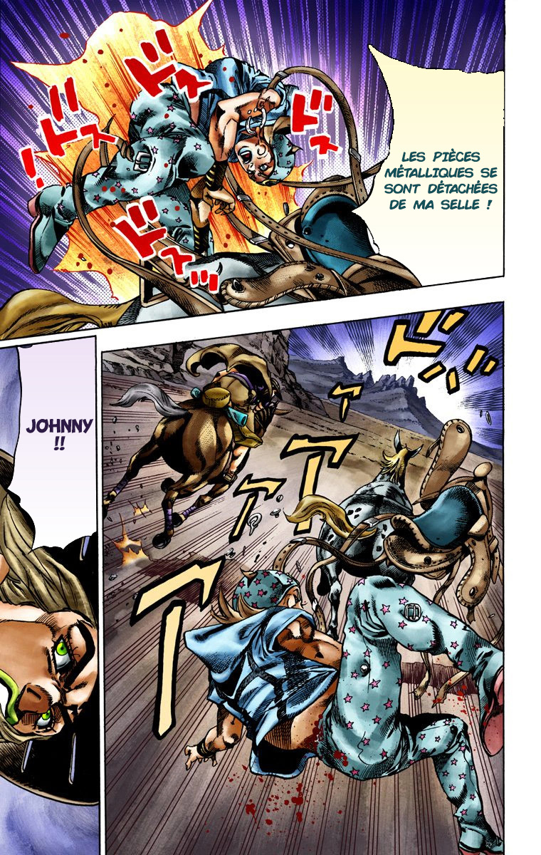 Read JoJo_s Bizarre Adventure Part 7 Steel Ball Run Official Colored FR Manga Online
