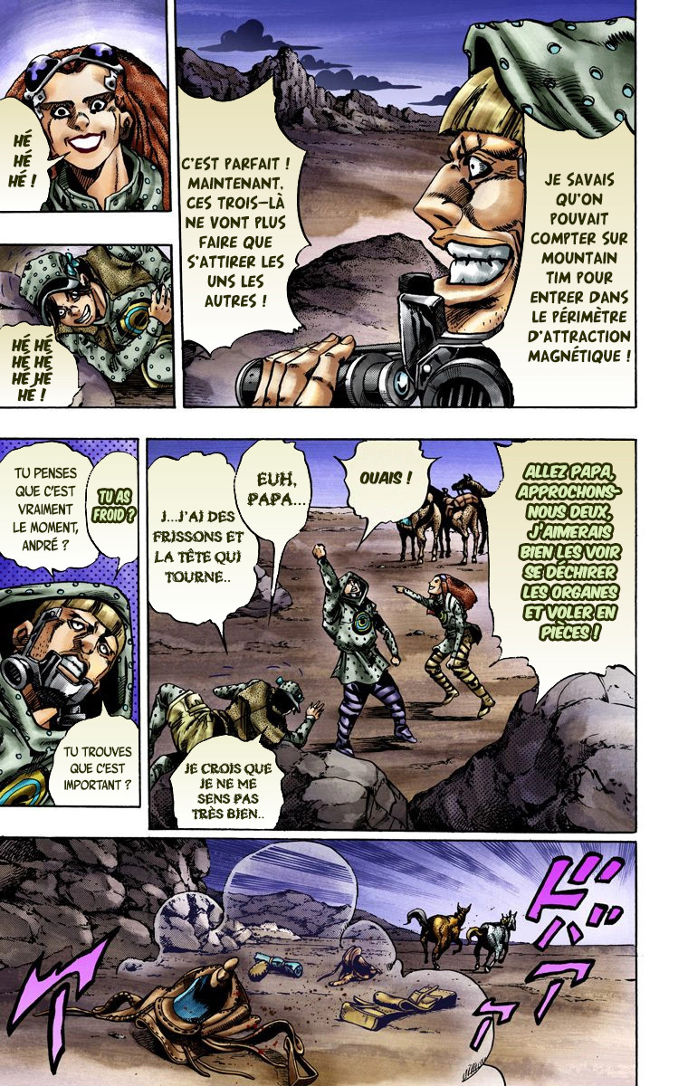 Read JoJo_s Bizarre Adventure Part 7 Steel Ball Run Official Colored FR Manga Online