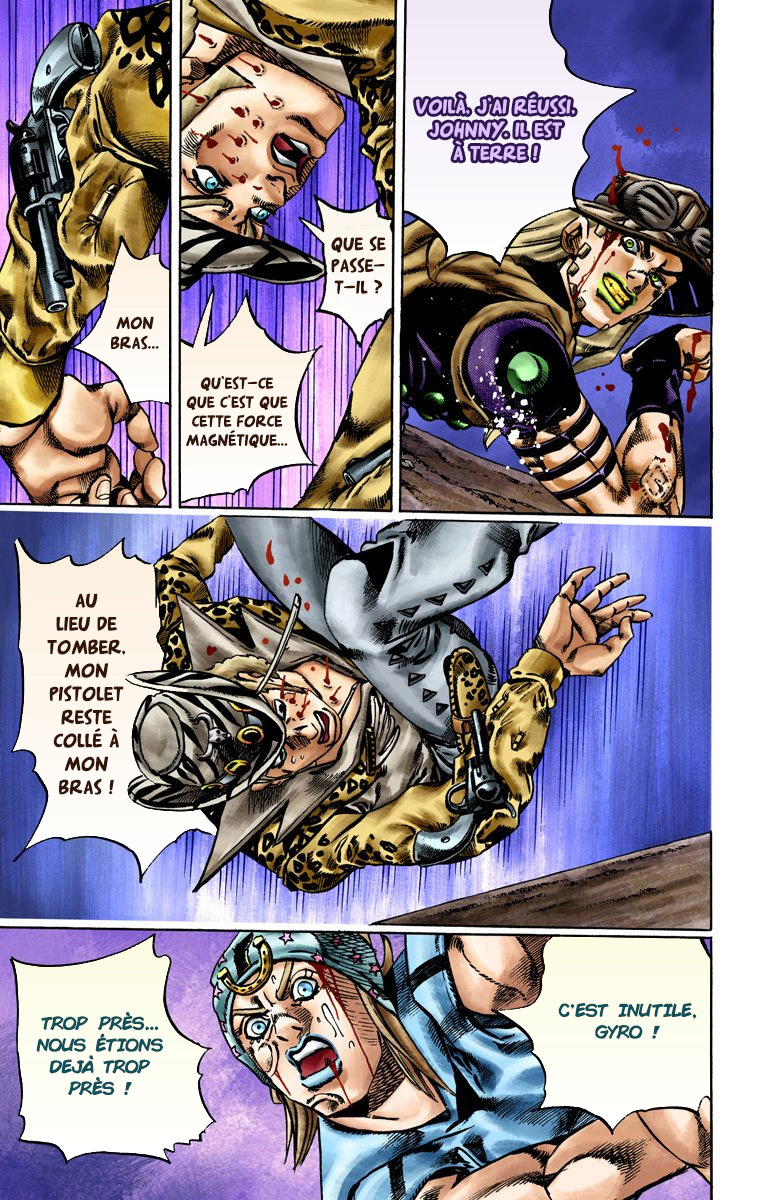 Read JoJo_s Bizarre Adventure Part 7 Steel Ball Run Official Colored FR Manga Online