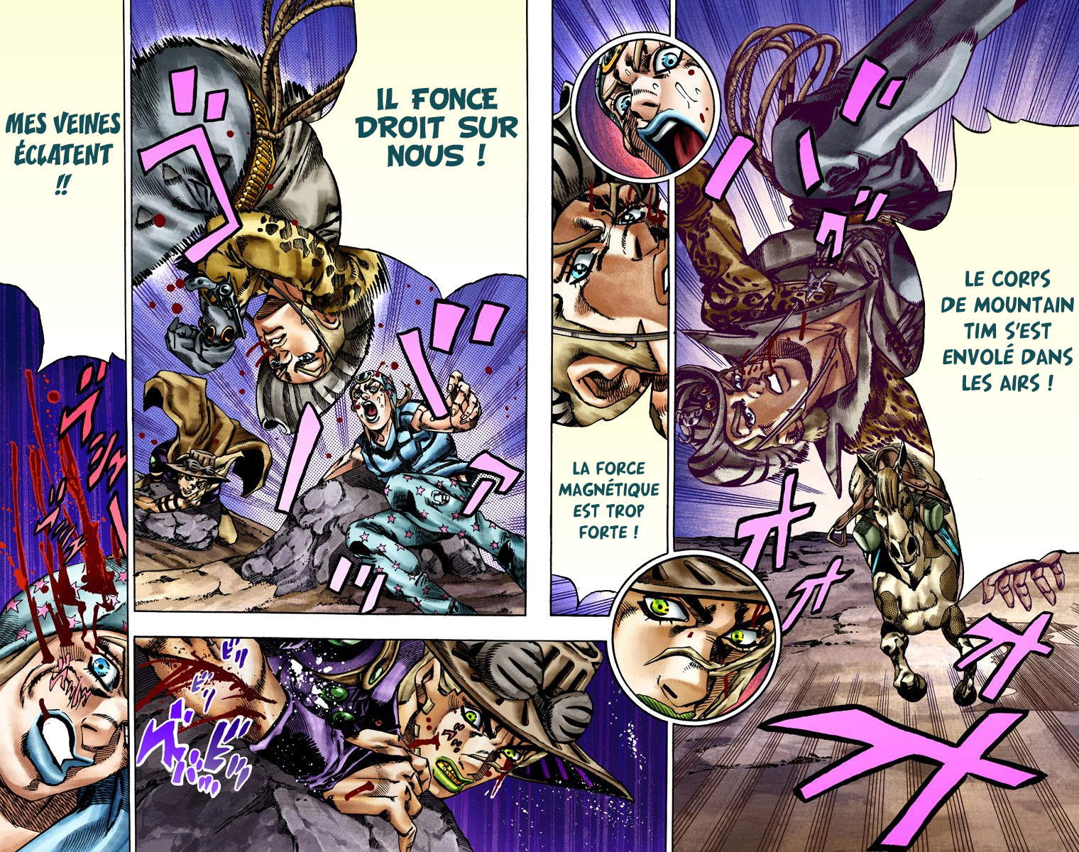 Read JoJo_s Bizarre Adventure Part 7 Steel Ball Run Official Colored FR Manga Online