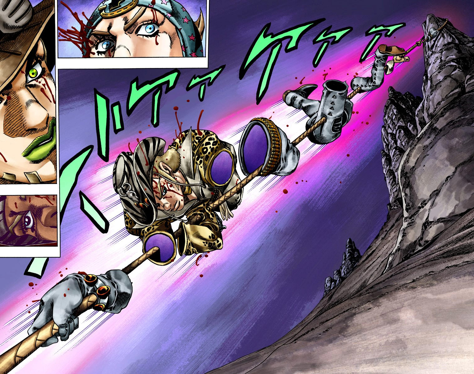 Read JoJo_s Bizarre Adventure Part 7 Steel Ball Run Official Colored FR Manga Online