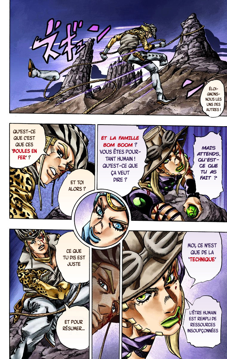 Read JoJo_s Bizarre Adventure Part 7 Steel Ball Run Official Colored FR Manga Online