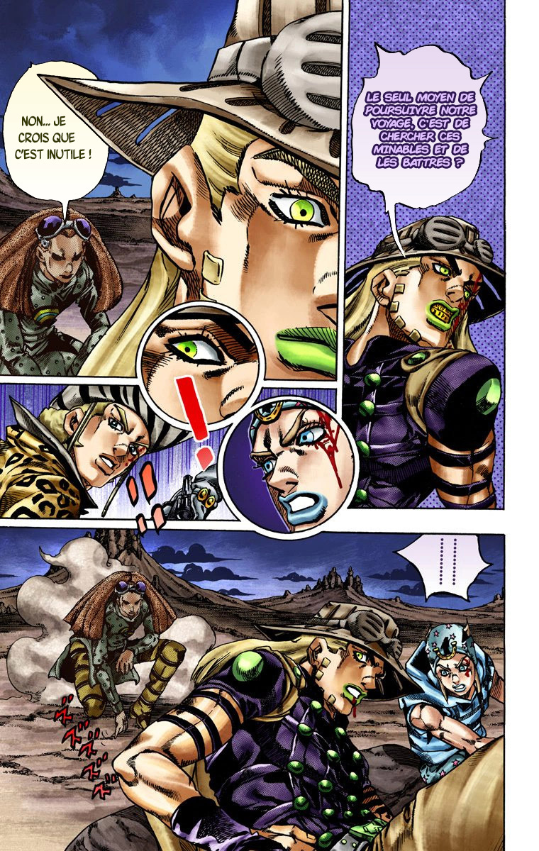 Read JoJo_s Bizarre Adventure Part 7 Steel Ball Run Official Colored FR Manga Online