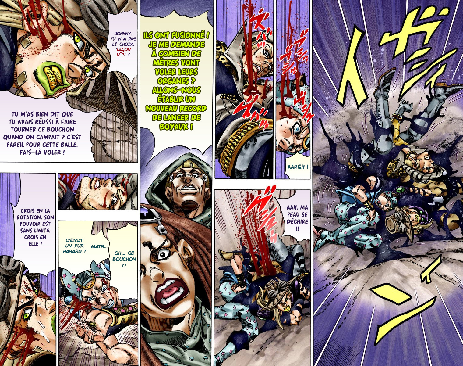 Read JoJo_s Bizarre Adventure Part 7 Steel Ball Run Official Colored FR Manga Online