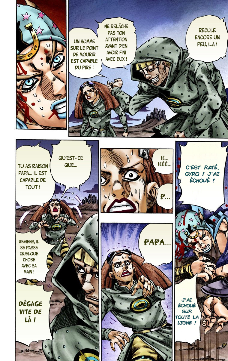 Read JoJo_s Bizarre Adventure Part 7 Steel Ball Run Official Colored FR Manga Online