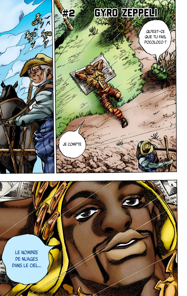 Read JoJo_s Bizarre Adventure Part 7 Steel Ball Run Official Colored FR Manga Online