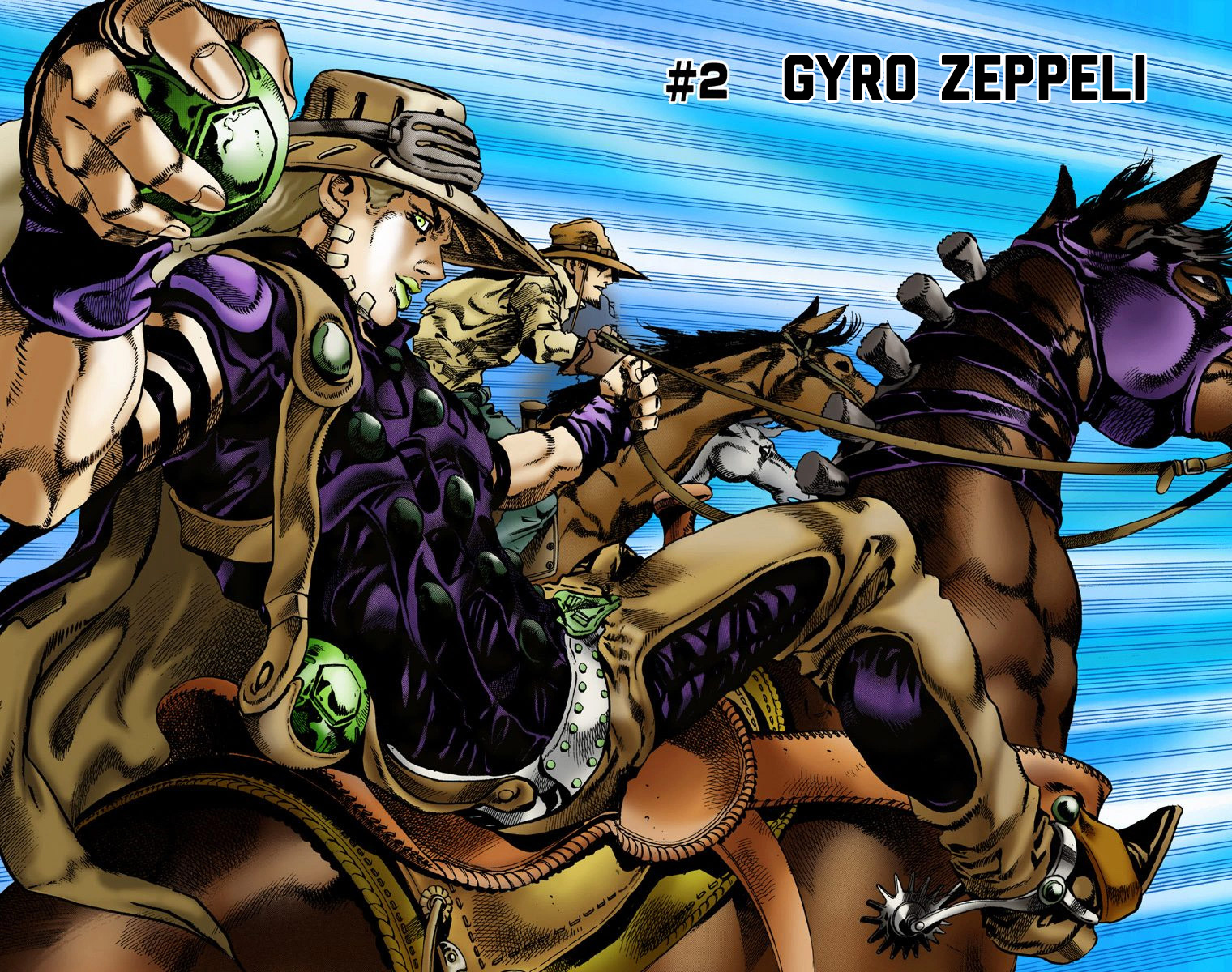 Read JoJo_s Bizarre Adventure Part 7 Steel Ball Run Official Colored FR Manga Online
