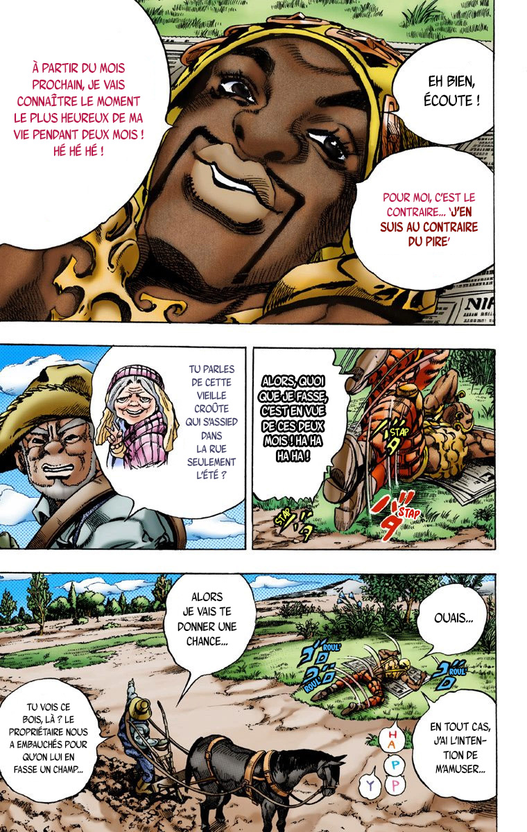Read JoJo_s Bizarre Adventure Part 7 Steel Ball Run Official Colored FR Manga Online