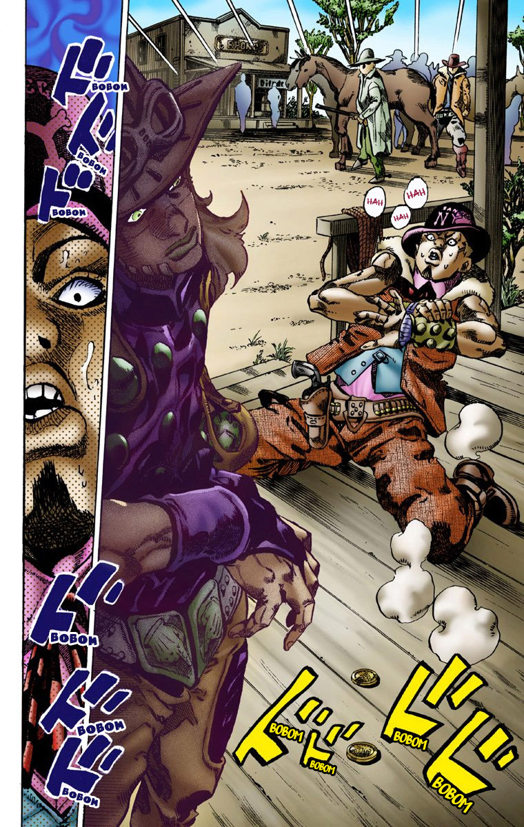 Read JoJo_s Bizarre Adventure Part 7 Steel Ball Run Official Colored FR Manga Online