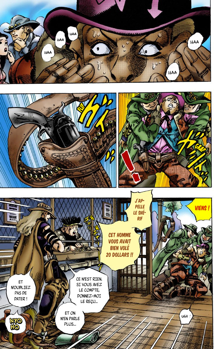 Read JoJo_s Bizarre Adventure Part 7 Steel Ball Run Official Colored FR Manga Online