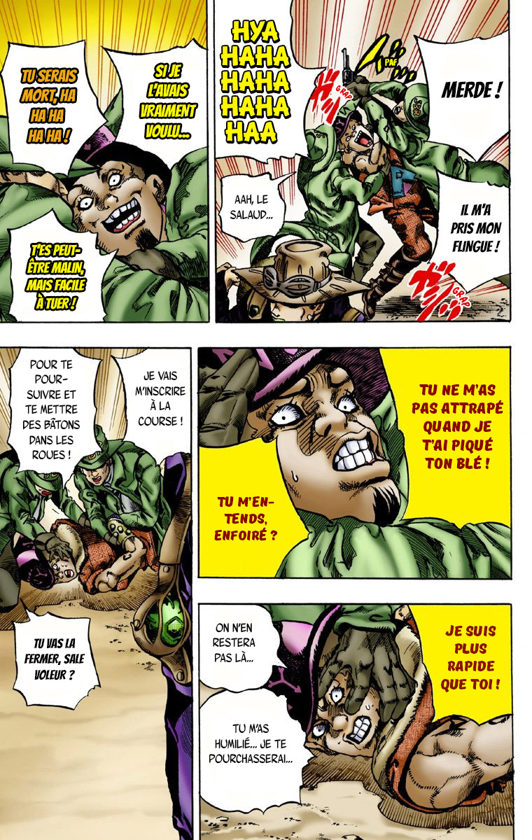 Read JoJo_s Bizarre Adventure Part 7 Steel Ball Run Official Colored FR Manga Online