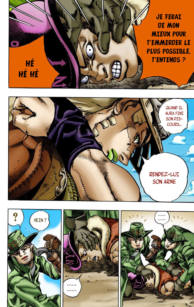 Read JoJo_s Bizarre Adventure Part 7 Steel Ball Run Official Colored FR Manga Online