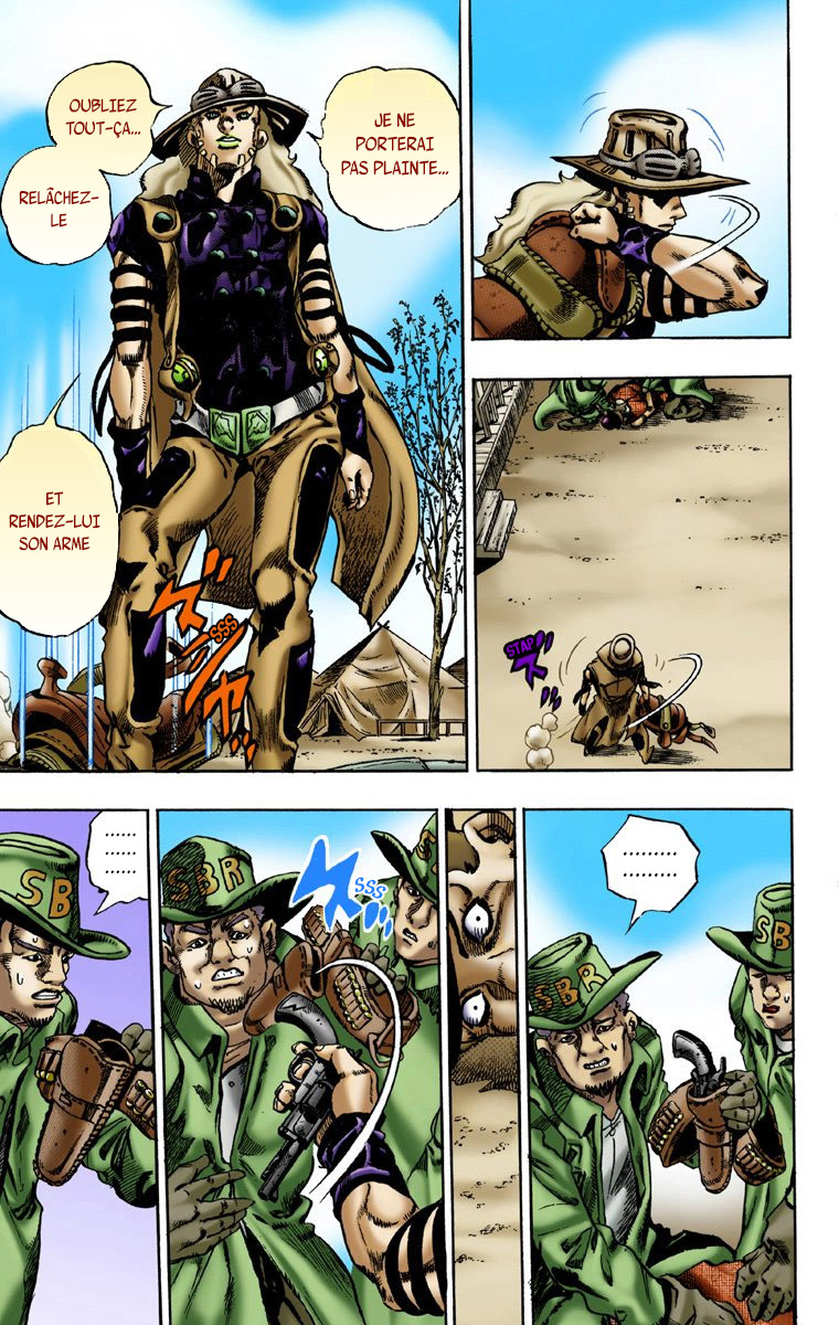 Read JoJo_s Bizarre Adventure Part 7 Steel Ball Run Official Colored FR Manga Online