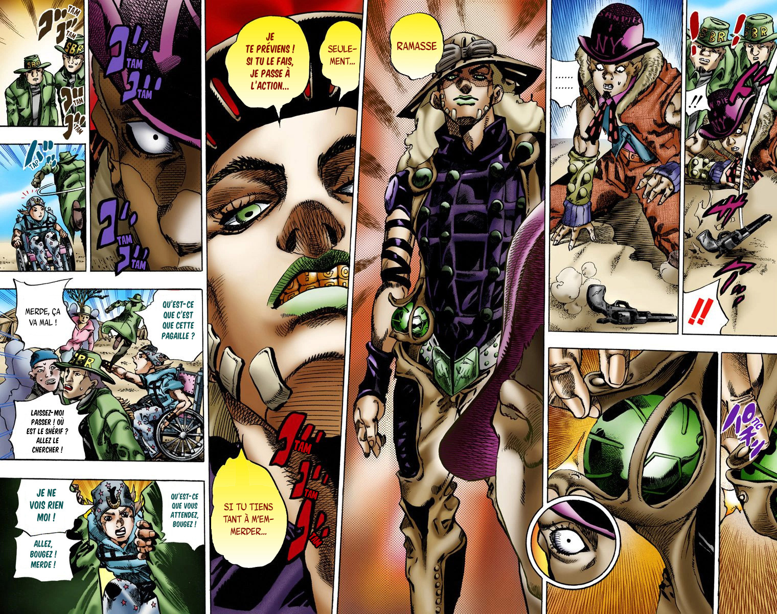Read JoJo_s Bizarre Adventure Part 7 Steel Ball Run Official Colored FR Manga Online