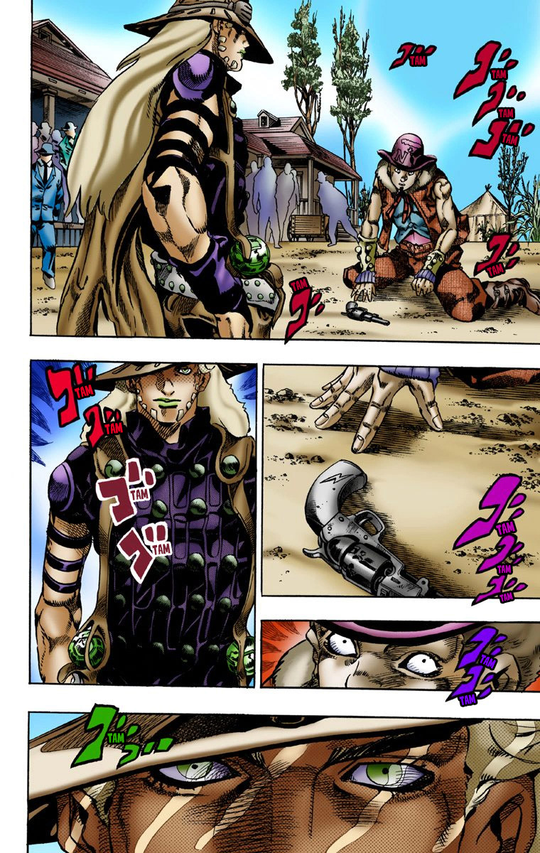 Read JoJo_s Bizarre Adventure Part 7 Steel Ball Run Official Colored FR Manga Online