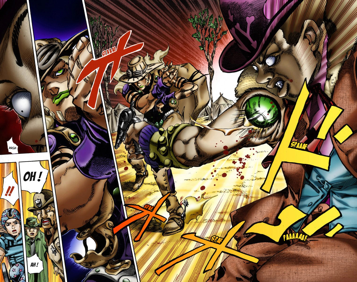 Read JoJo_s Bizarre Adventure Part 7 Steel Ball Run Official Colored FR Manga Online