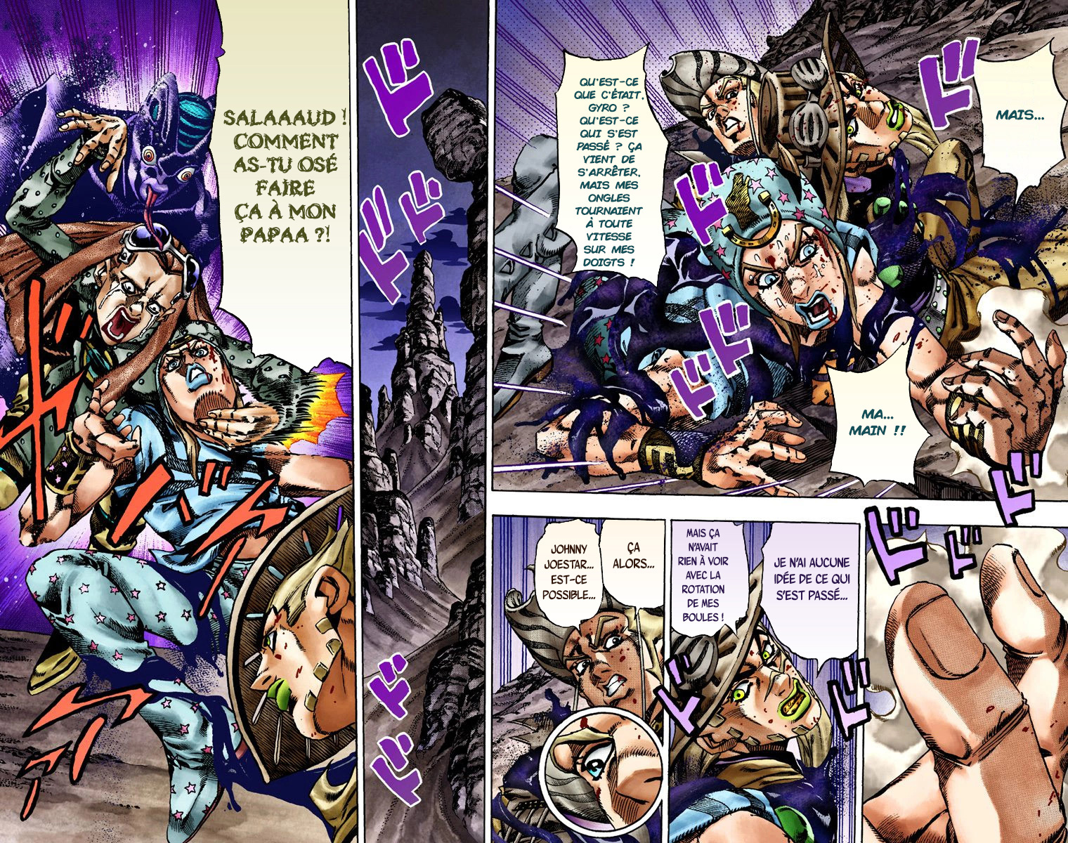 Read JoJo_s Bizarre Adventure Part 7 Steel Ball Run Official Colored FR Manga Online
