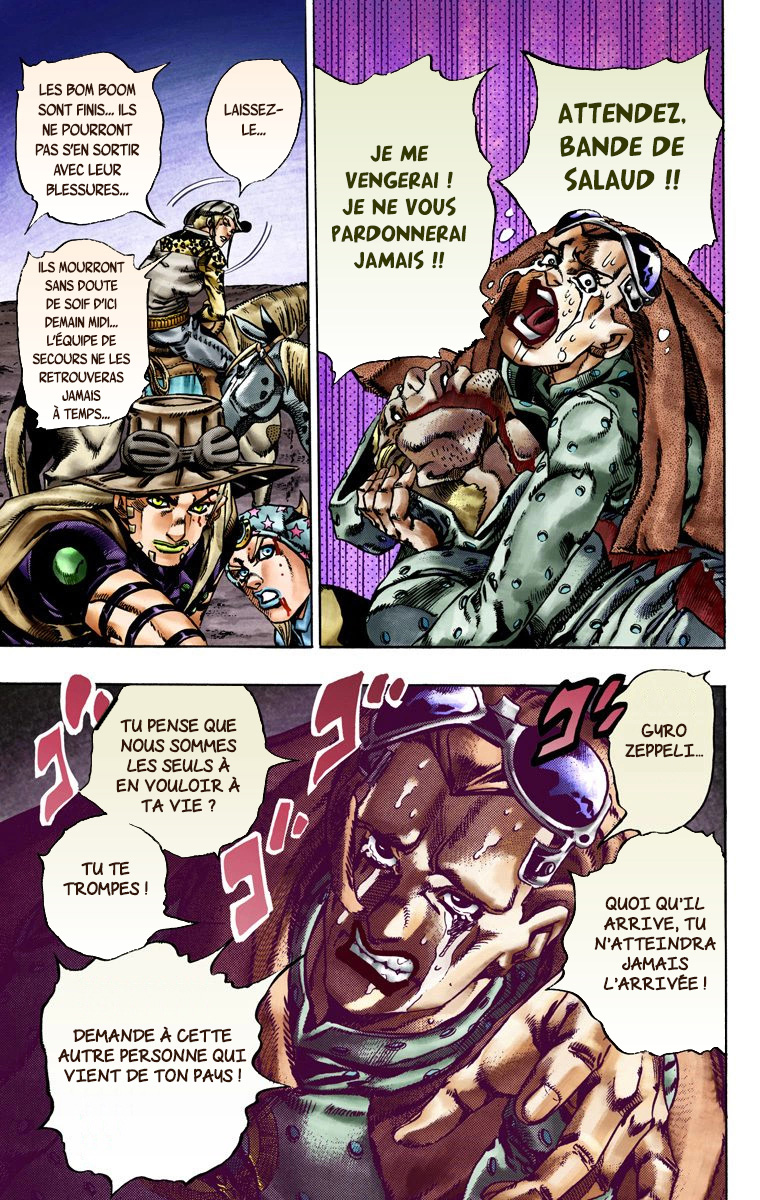 Read JoJo_s Bizarre Adventure Part 7 Steel Ball Run Official Colored FR Manga Online