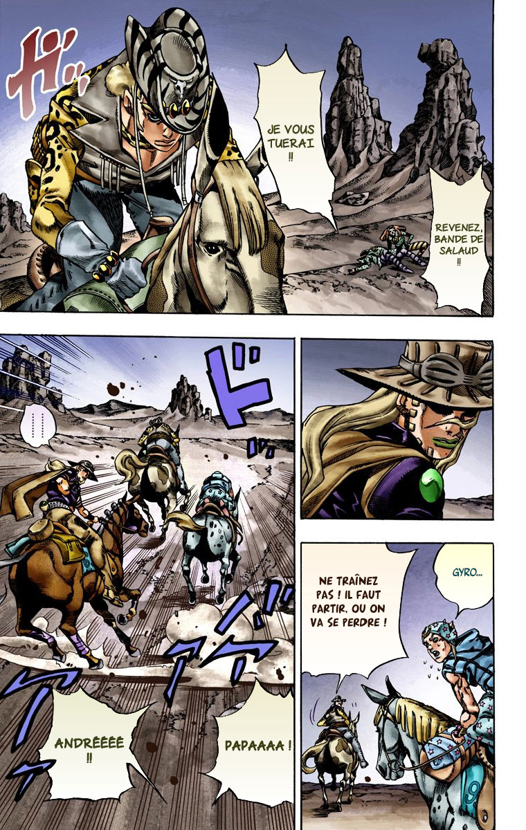 Read JoJo_s Bizarre Adventure Part 7 Steel Ball Run Official Colored FR Manga Online