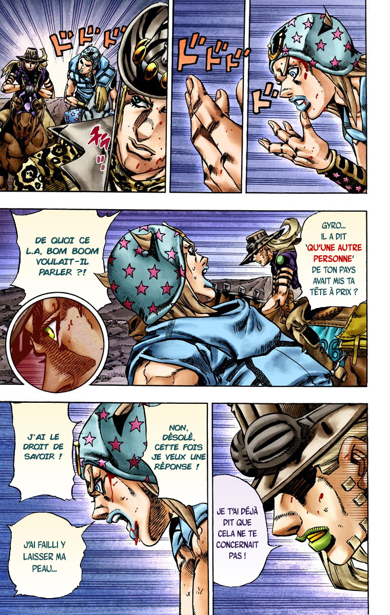 Read JoJo_s Bizarre Adventure Part 7 Steel Ball Run Official Colored FR Manga Online