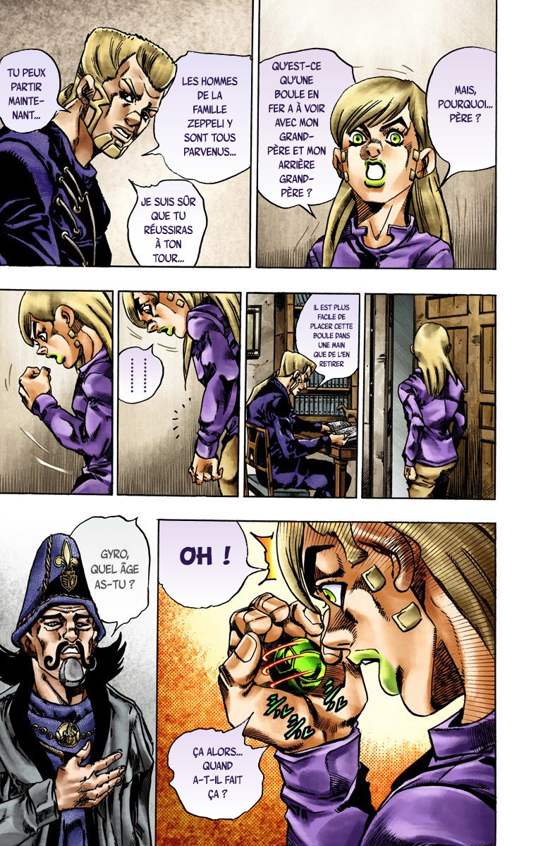 Read JoJo_s Bizarre Adventure Part 7 Steel Ball Run Official Colored FR Manga Online