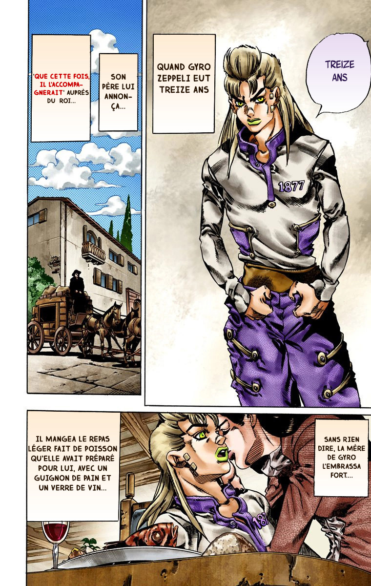 Read JoJo_s Bizarre Adventure Part 7 Steel Ball Run Official Colored FR Manga Online