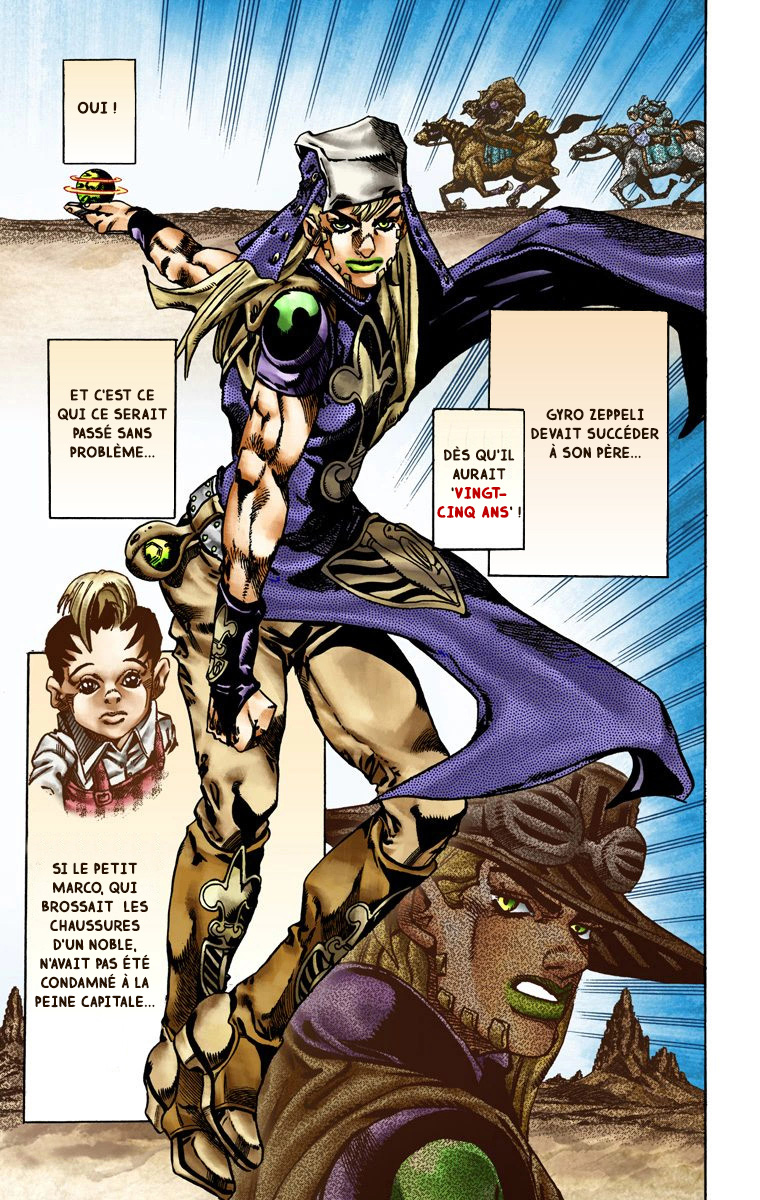 Read JoJo_s Bizarre Adventure Part 7 Steel Ball Run Official Colored FR Manga Online