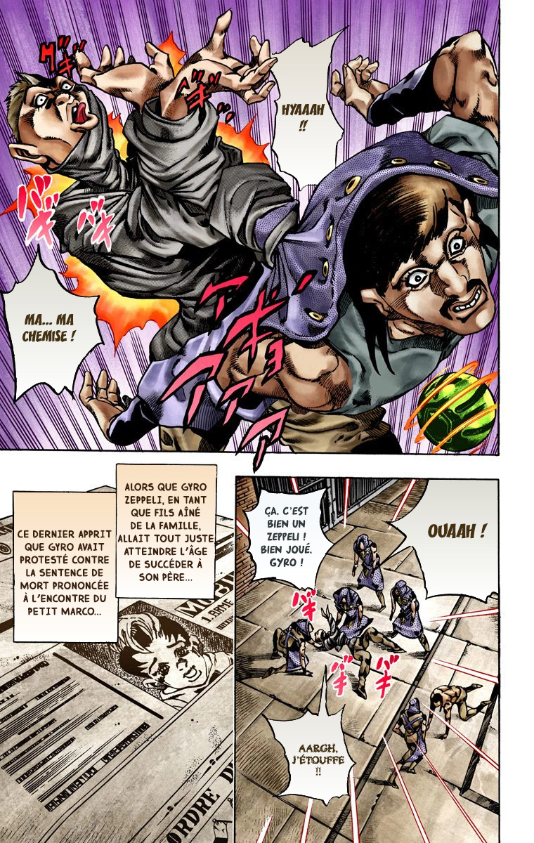 Read JoJo_s Bizarre Adventure Part 7 Steel Ball Run Official Colored FR Manga Online