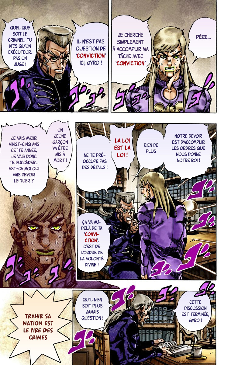 Read JoJo_s Bizarre Adventure Part 7 Steel Ball Run Official Colored FR Manga Online