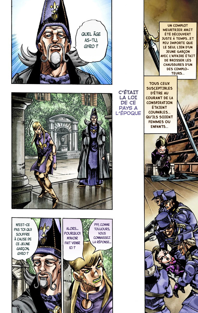 Read JoJo_s Bizarre Adventure Part 7 Steel Ball Run Official Colored FR Manga Online