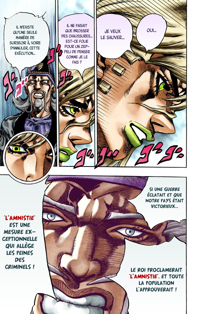 Read JoJo_s Bizarre Adventure Part 7 Steel Ball Run Official Colored FR Manga Online