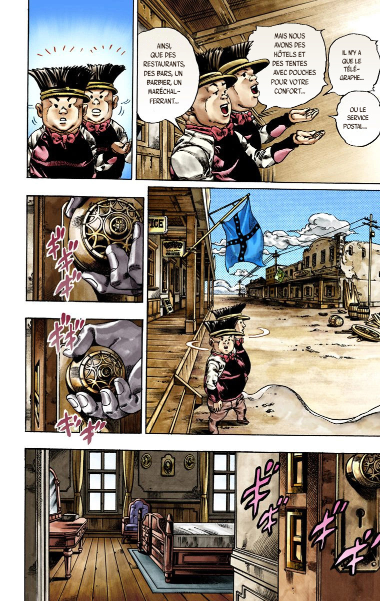 Read JoJo_s Bizarre Adventure Part 7 Steel Ball Run Official Colored FR Manga Online