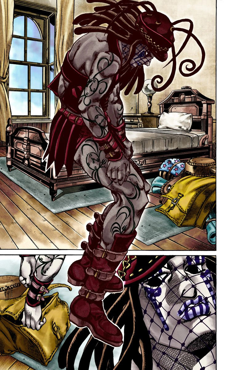 Read JoJo_s Bizarre Adventure Part 7 Steel Ball Run Official Colored FR Manga Online