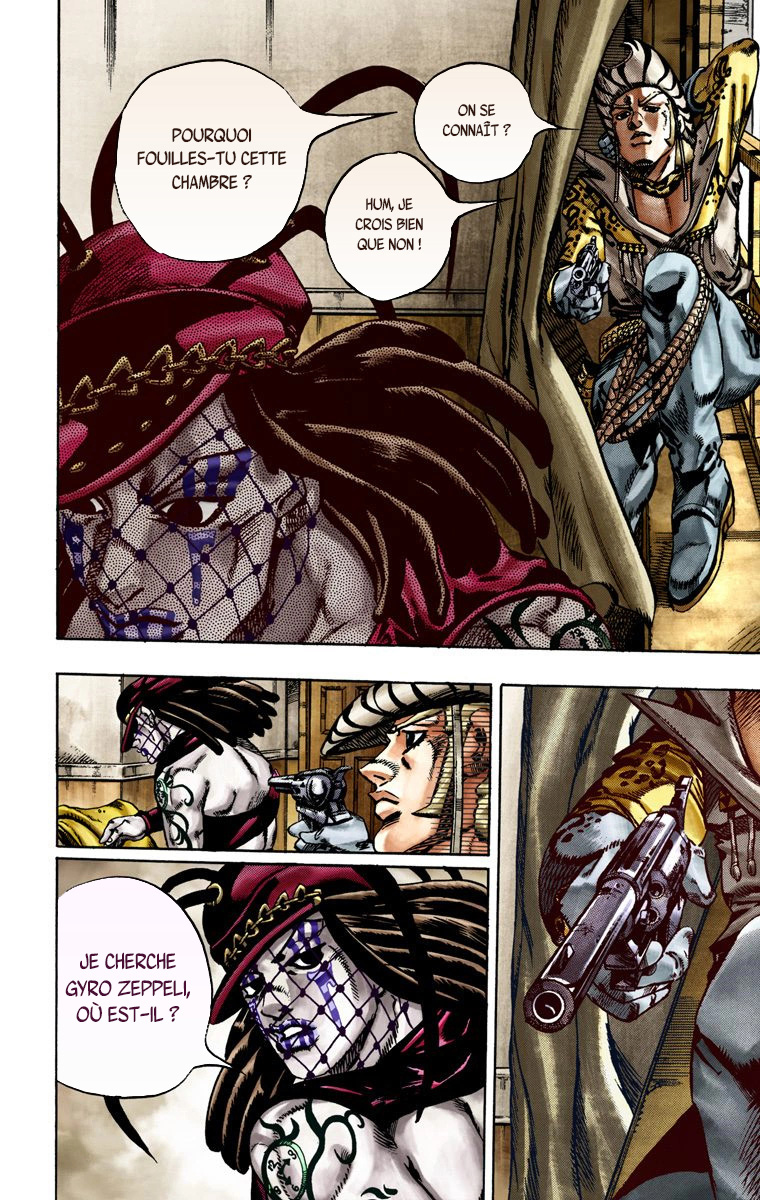 Read JoJo_s Bizarre Adventure Part 7 Steel Ball Run Official Colored FR Manga Online