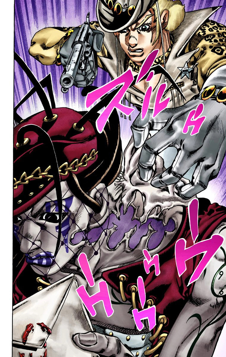 Read JoJo_s Bizarre Adventure Part 7 Steel Ball Run Official Colored FR Manga Online