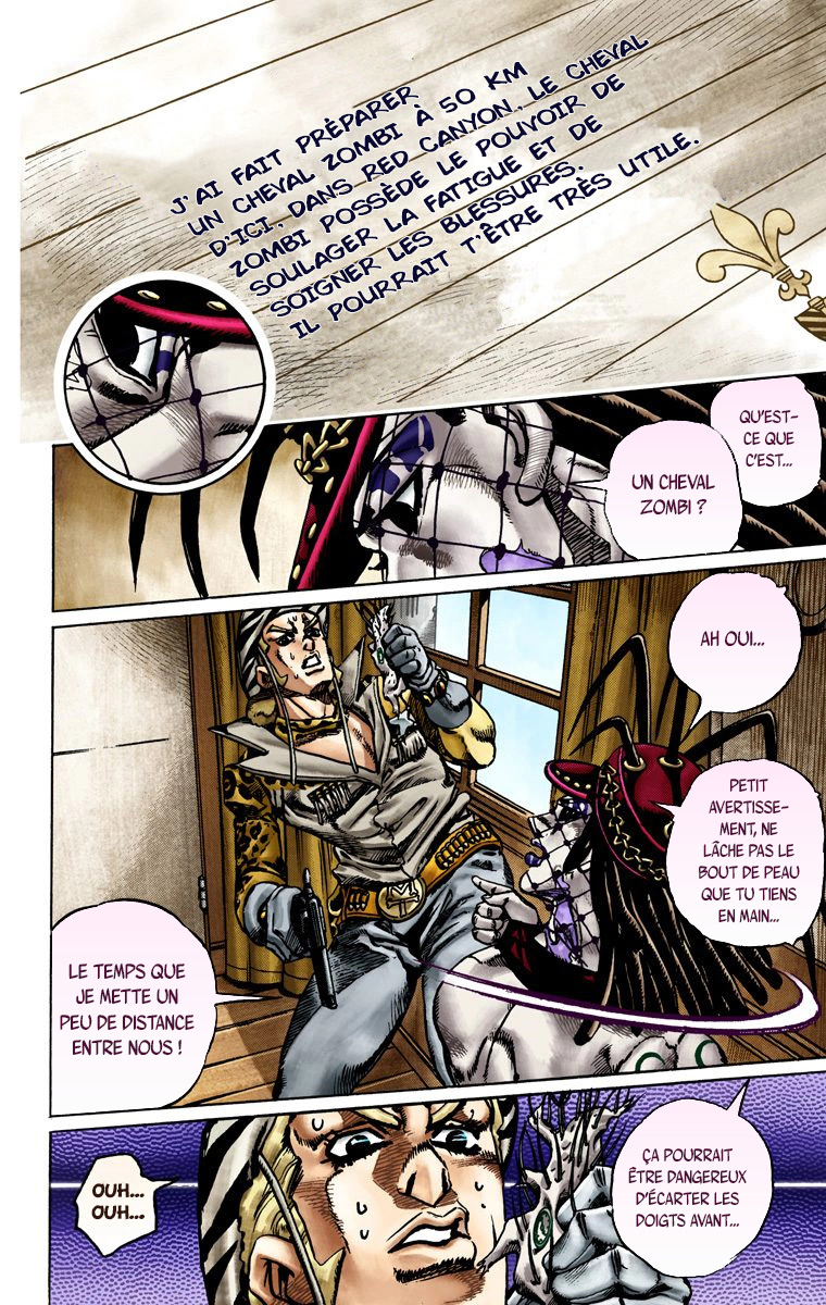 Read JoJo_s Bizarre Adventure Part 7 Steel Ball Run Official Colored FR Manga Online