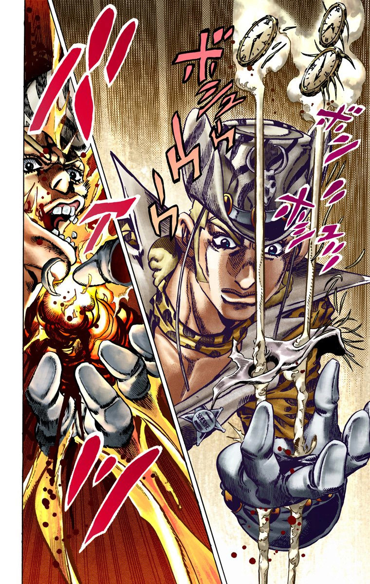 Read JoJo_s Bizarre Adventure Part 7 Steel Ball Run Official Colored FR Manga Online