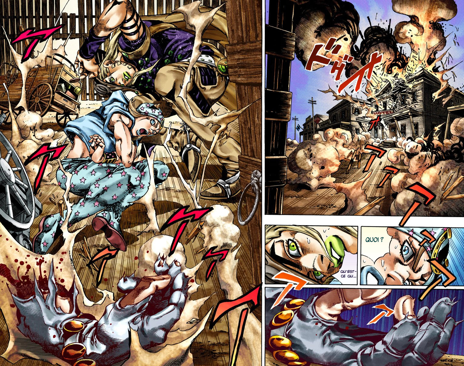 Read JoJo_s Bizarre Adventure Part 7 Steel Ball Run Official Colored FR Manga Online