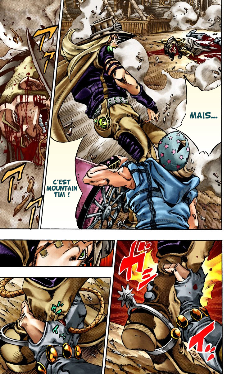 Read JoJo_s Bizarre Adventure Part 7 Steel Ball Run Official Colored FR Manga Online