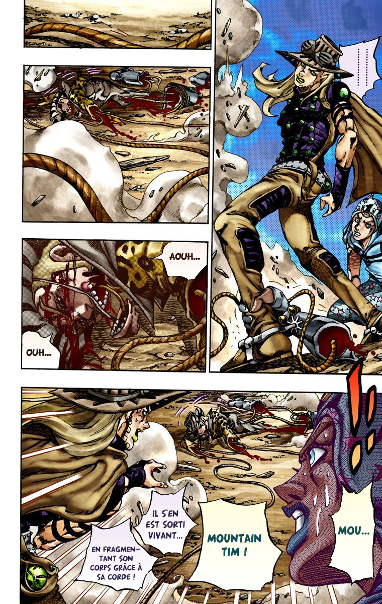Read JoJo_s Bizarre Adventure Part 7 Steel Ball Run Official Colored FR Manga Online