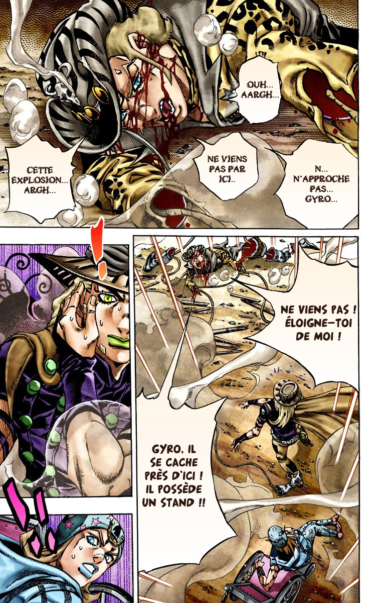 Read JoJo_s Bizarre Adventure Part 7 Steel Ball Run Official Colored FR Manga Online