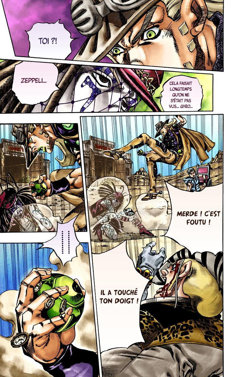 Read JoJo_s Bizarre Adventure Part 7 Steel Ball Run Official Colored FR Manga Online