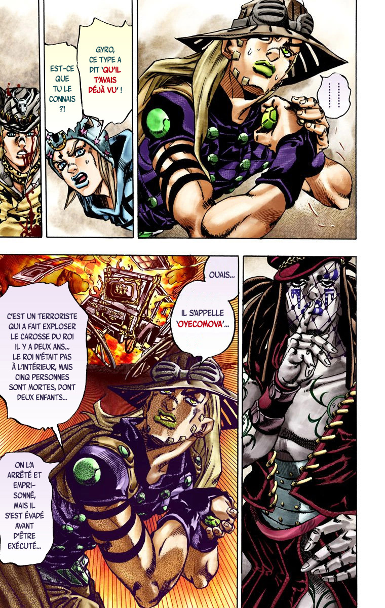 Read JoJo_s Bizarre Adventure Part 7 Steel Ball Run Official Colored FR Manga Online